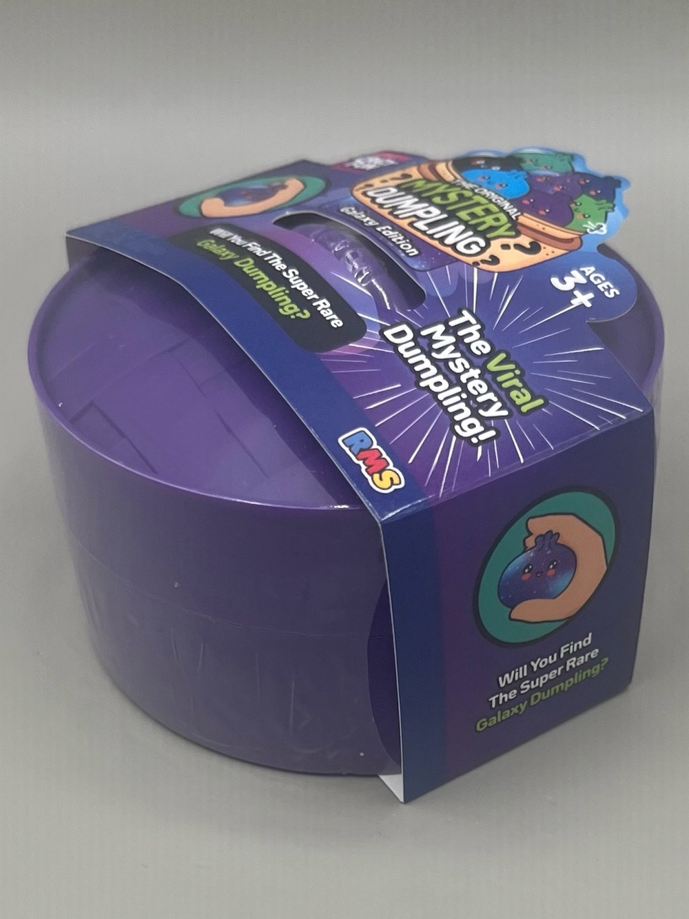 RMS Mystery Dumpling Galaxy Edition - Purple 4” Bun Squishy Crazy Fun VIRAL Toy💜 - Picture 4 of 6
